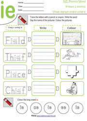 long-vowel-e-using-ie-worksheet